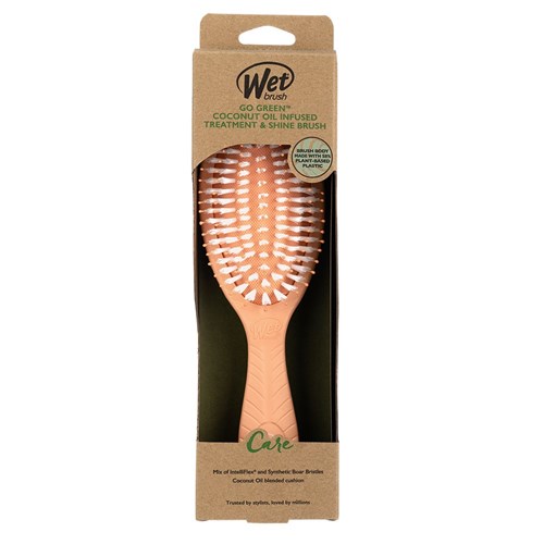 WetBrush Go Green Shine Hair Brush Orange