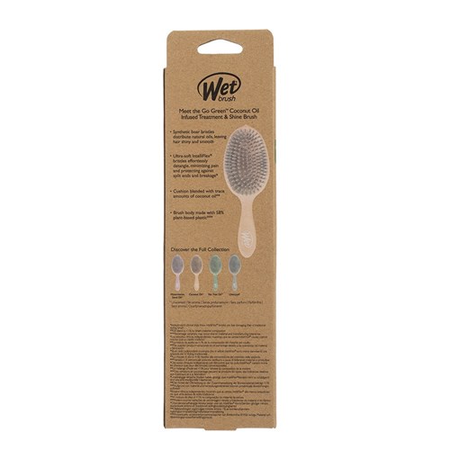 WetBrush Go Green Shine Hair Brush Orange