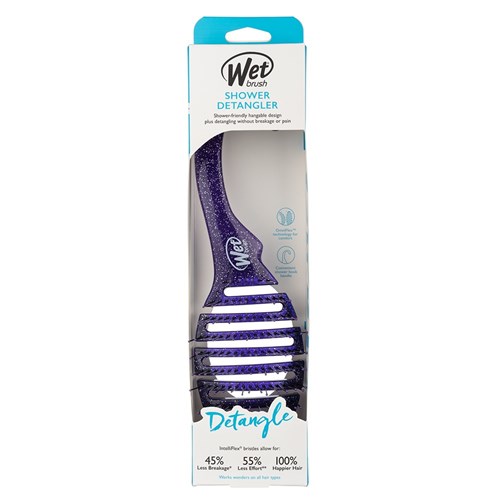 WetBrush Shower Detangler Purple Glitter