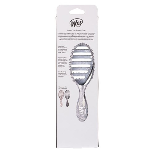 WetBrush Metallic Marble Speed Dry Silver