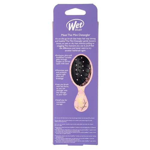 WetBrush Geo Mini Detangler Peach Hearts