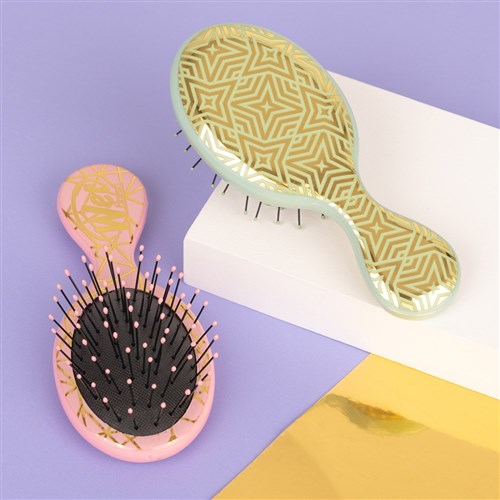 WetBrush Geo Mini Detangler Peach Hearts