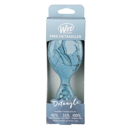 WetBrush Terrain Textures Mini Detangler Blue