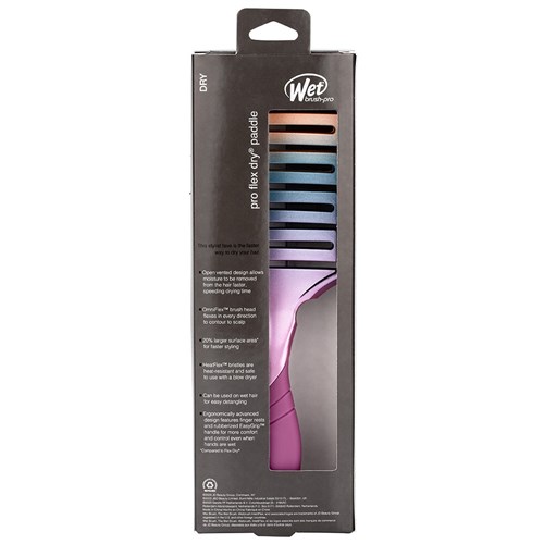 WetBrush Pro Flex Dry Bold Ombre Paddle Purple