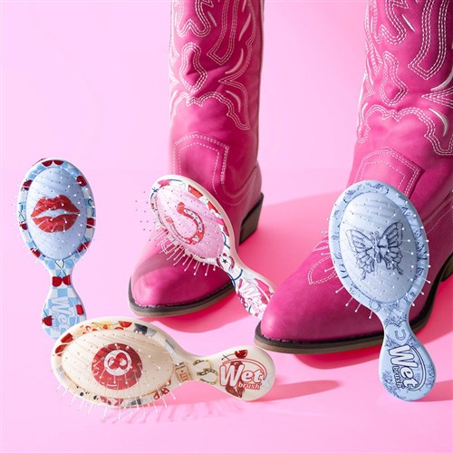 WetBrush Pro Rodeo Rebel Mini Detangler Sweet Cherry
