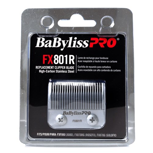 BaBylissPRO Replacement Hair Clipper Taper Blade Silver FX801R