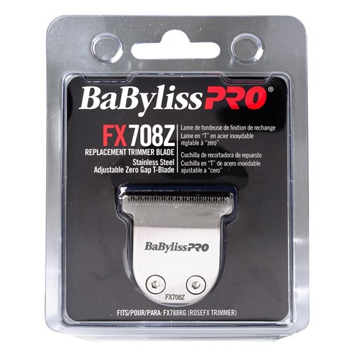 BaBylissPRO Replacement Hair Trimmer Blade Silver FX708Z Package