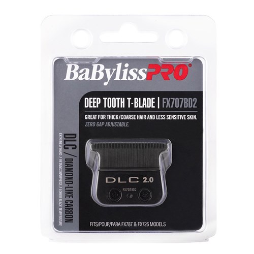 BaBylissPRO DLC T-Blade 2.0mm Deep Tooth