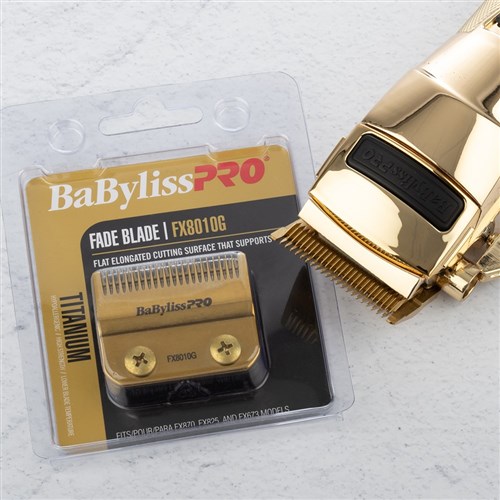 BaBylissPRO Hair Clipper Gold Titanium Blade FX8010G