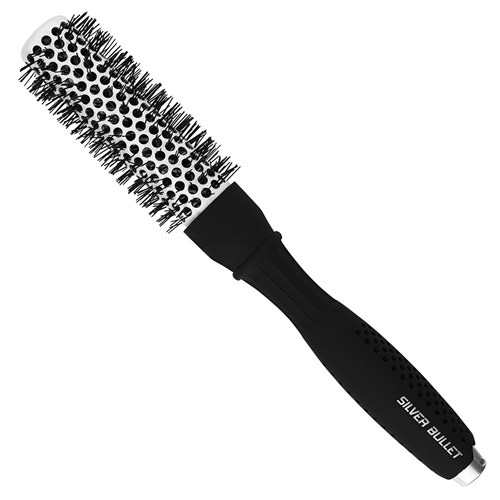 Silver Bullet Black Velvet Hot Tube Hair Brush Small