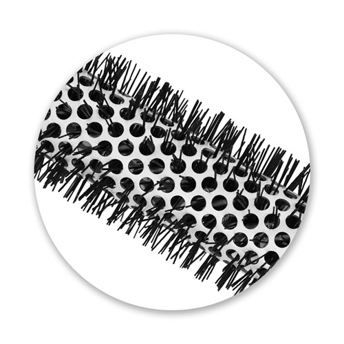 Silver Bullet Black Velvet Hot Tube Hair Brush Small