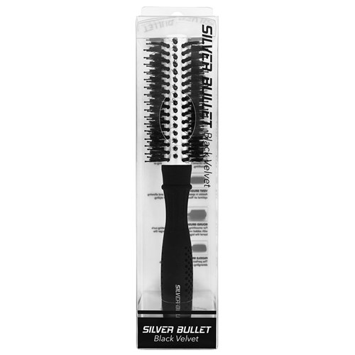 Silver Bullet Black Velvet Hair Brush Medium