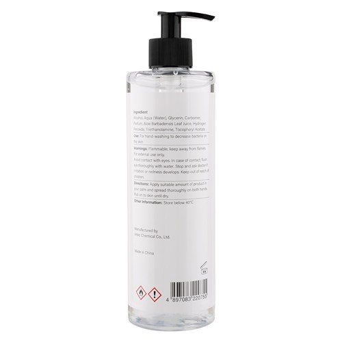 ArteMed Anti Bacterial Hand Sanitiser 500ml Back