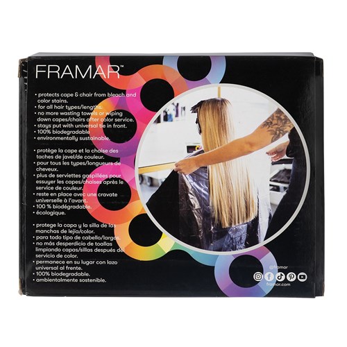Framar Backwards Biodegradable Bibs 50pk