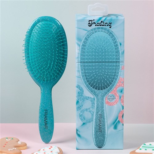 Framar Detangle Hair Brush Cookie Cutter Frosting