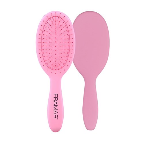 Framar Mini Detangle Hair Brush Pink
