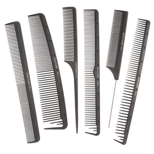 Silver Bullet Carbon Basin Hair Comb Package Back