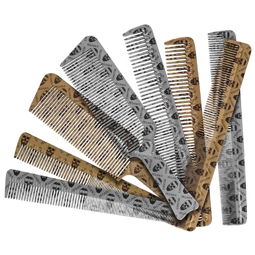 Pegasus Skulleto 202 Styling Comb Gold