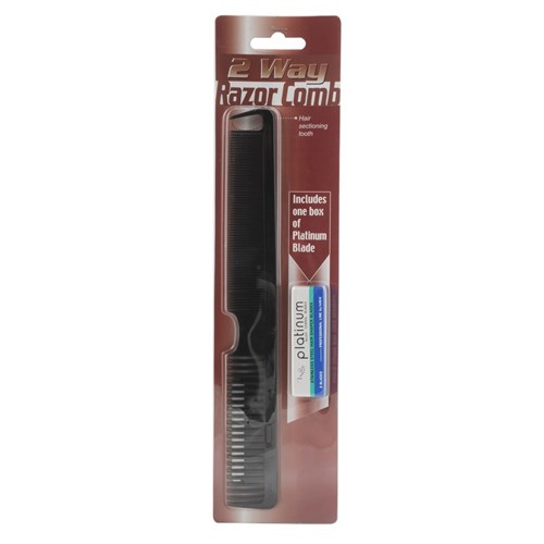 Dateline Professional Two Way Hair Razor Comb with Blades