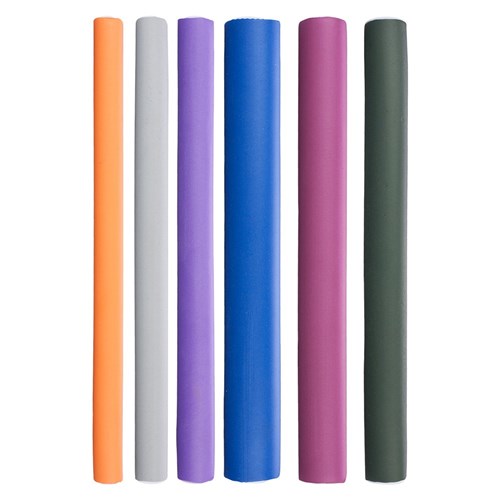 Hair FX Extra Large Flexible Rollers Maroon 3pk