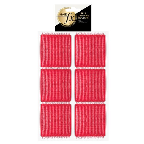 Hair FX Self Gripping 70mm Hair Rollers, 6pk