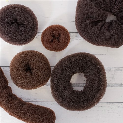 Dress Me Up Hair Donut Brown - Large, Regular