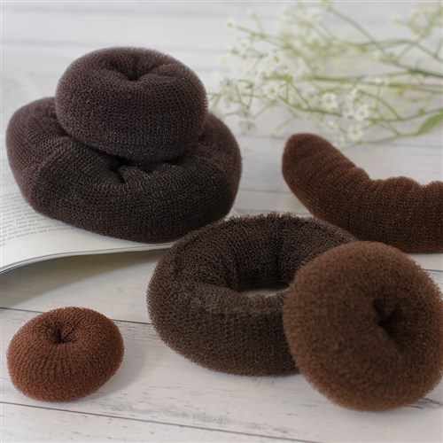 Dress Me Up Hair Donut Brown Extra Large