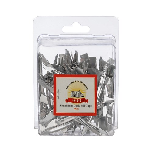 Premium Pin Company 999 Duck Bill Aluminium Clips - 901