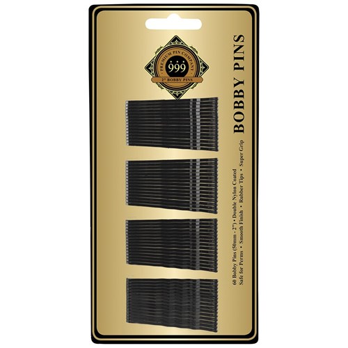 Premium Pin Company 999 2” Bobby Pins Black 60pk