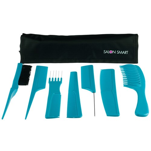 Salon Smart Folding Comb Set Teal 