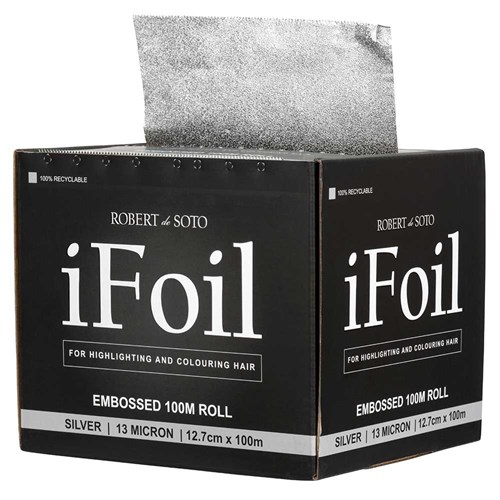 Robert de Soto iFoil Embossed 100m Roll Silver