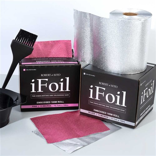 Robert de Soto iFoil Embossed 100m Roll Silver