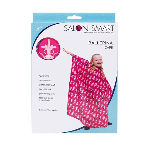 Salon Smart Ballerina Kids Hairdressing Cape Box Front