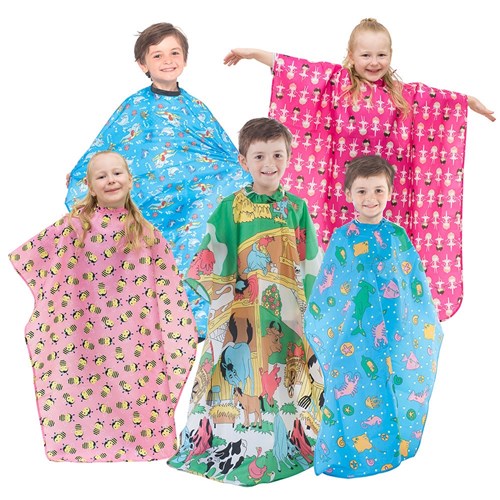 Salon Smart Ballerina Kids Hairdressing Cape Group Photo