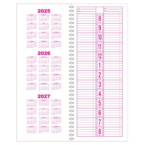 Dateline Professional 2 Column Appointment Book