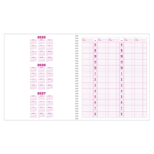 Dateline Professional 5 Column Appointment Book