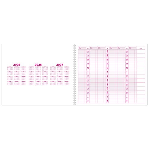 Dateline Professional 6 Column Appointment Book