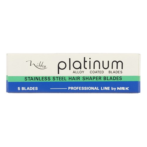 Nikky Platinum Hairdressing Razor Blades Pack