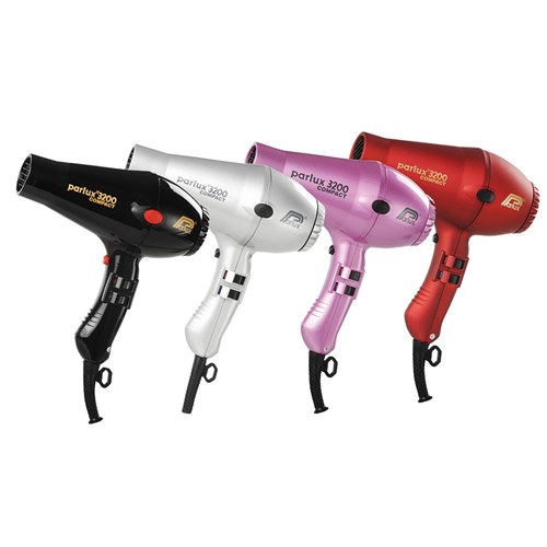 Parlux 3200 Ionic Ceramic Compact Hair Dryer Black