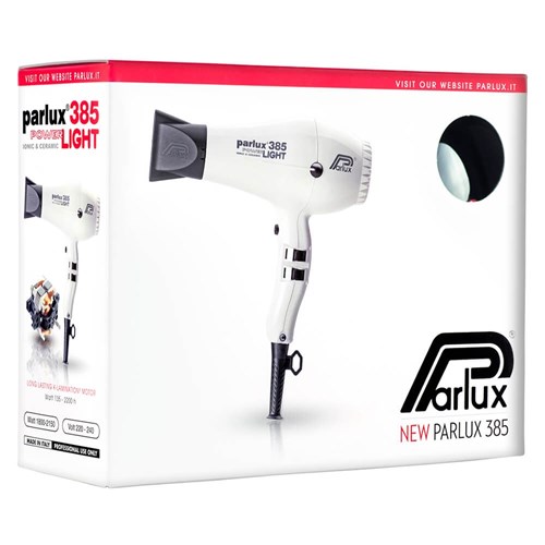 Parlux 385 Power Light Ceramic Ionic Hair Dryer Black