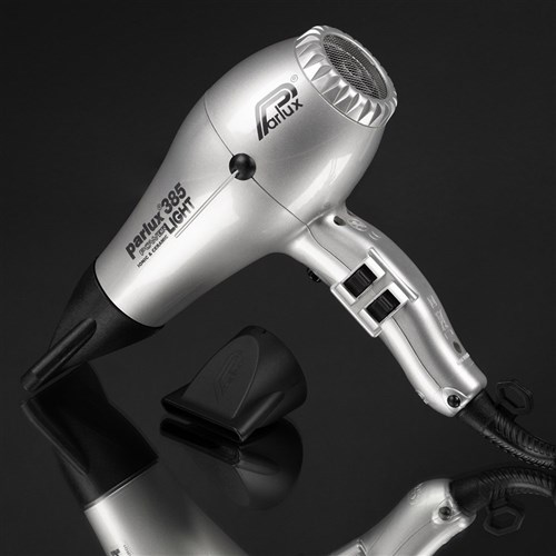 Parlux 385 Power Light Ceramic Ionic Hair Dryer Silver