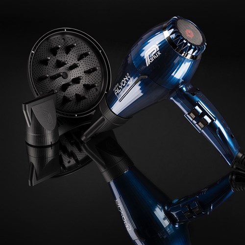 Parlux Alyon Air Ionizer Tech Hair Dryer And Diffuser Midnight Blue