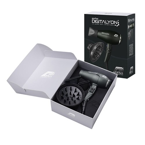 Parlux DigitAlyon Hair Dryer And Diffuser Anthracite