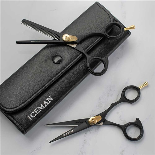 Iceman Blaze 5” Black Hairdressing Scissors