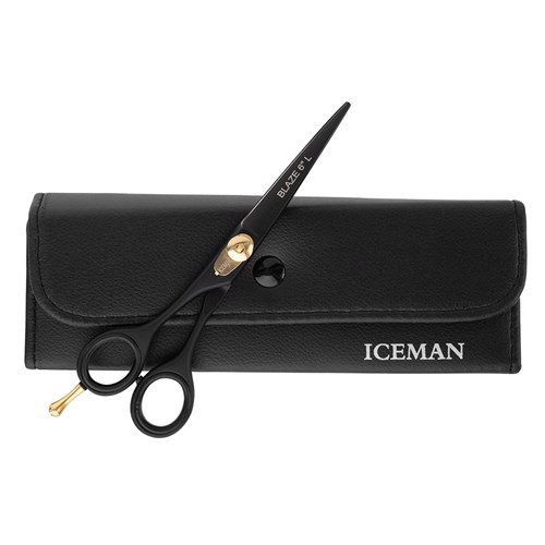 Iceman Blaze 6'' Black Hairdressing Scissors Left Handed