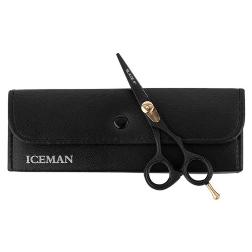 Iceman Blaze 5” Black Offset Hairdressing Scissors