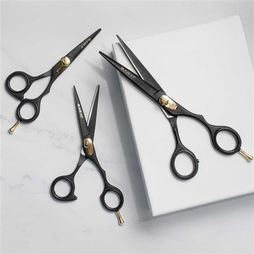 Iceman Blaze 7” Black Offset Hairdressing Scissors