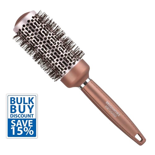 Brushworx Bulk Buy Virtuoso Hot Tube Brush Medium 3pk