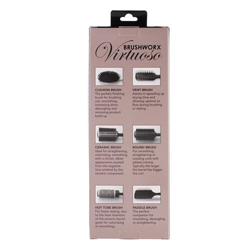 Brushworx Bulk Buy Virtuoso Vent Brush 3pk