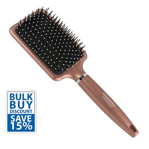 Brushworx Bulk Buy Virtuoso Paddle Brush 3pk